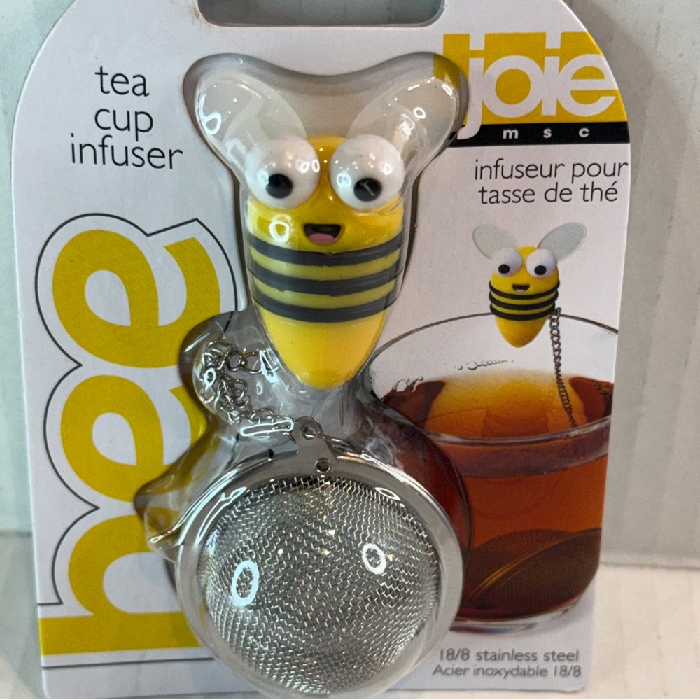 🆕 Joie MSC Bee 🐝 Tea Infuser – Adorable Honeybee Loose Leaf Tea Cup Strainer 🐝